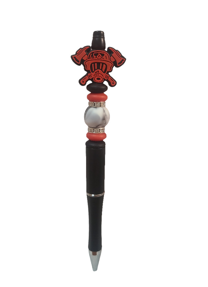 Fireman Beaded Pen