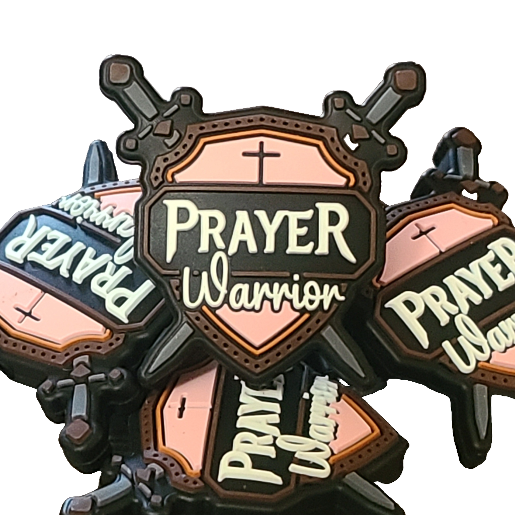 Prayer Warrior Silicone Focal Bead