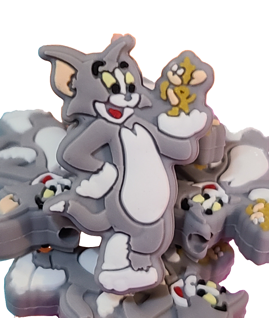 Tom and Jerry Silicone Focal Bead - Full Body