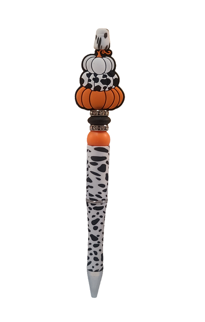 Stacked Pumpkins Beaded Pen