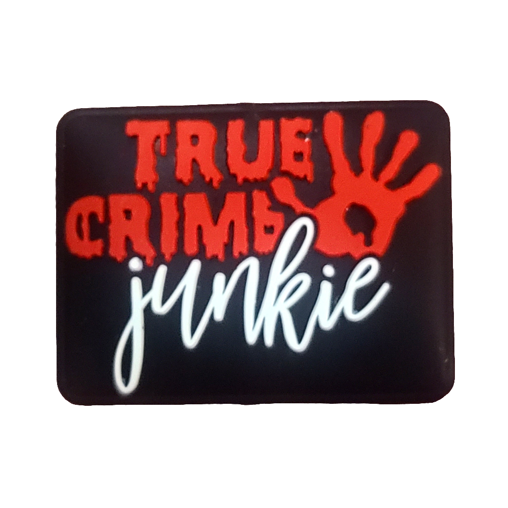 True Crime Junkie Silicone Focal Bead