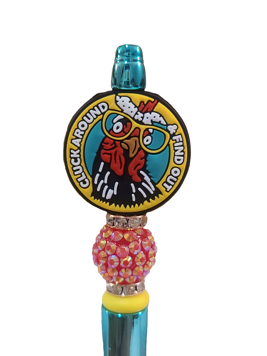 Cluck Around And Find Out Beaded Pen