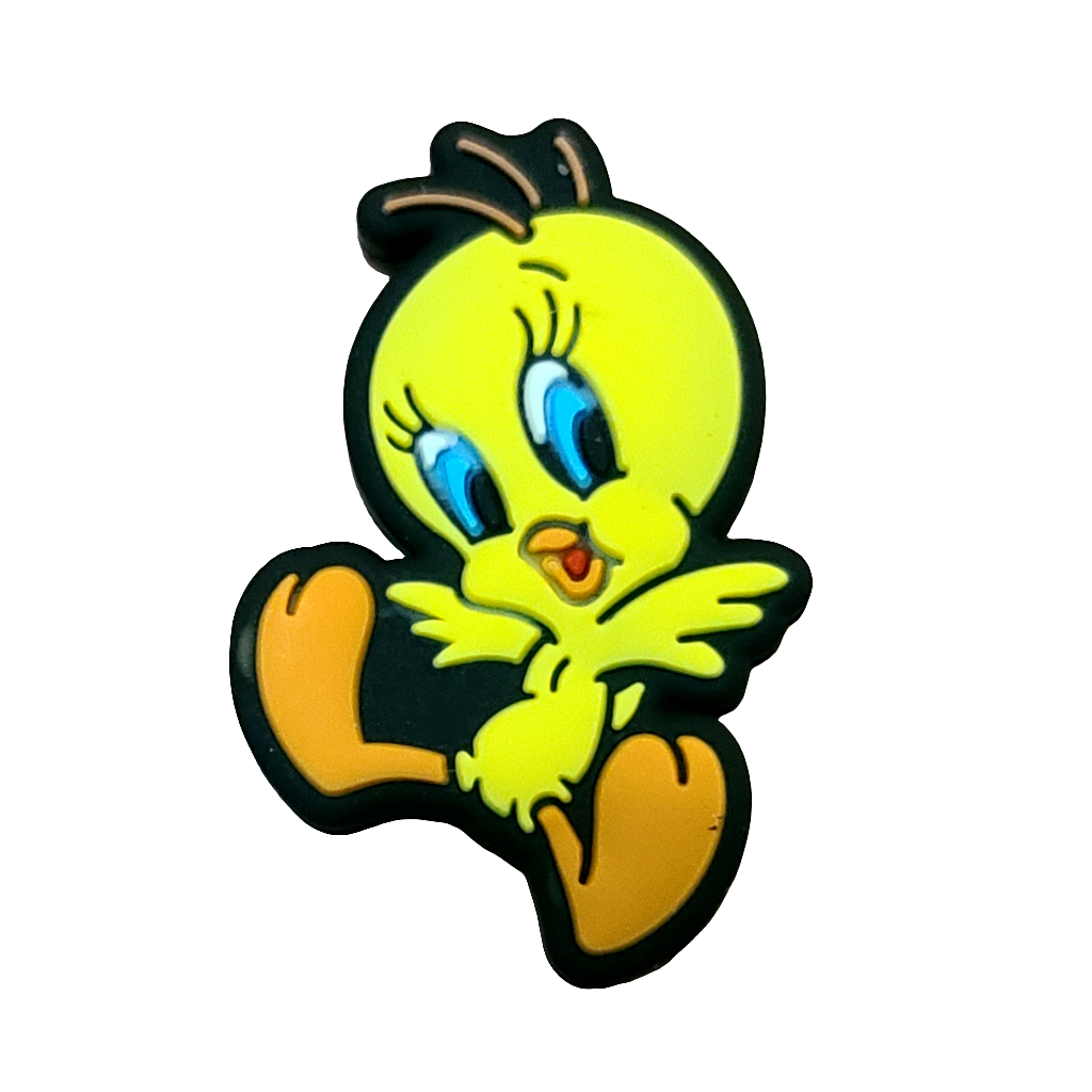 Tweety Bird Silicone Focal Bead