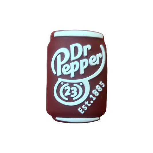 Dr Pepper Silicone Focal Bead