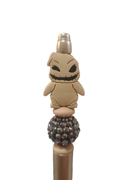 Tan Oogie Boogie Beaded Pen