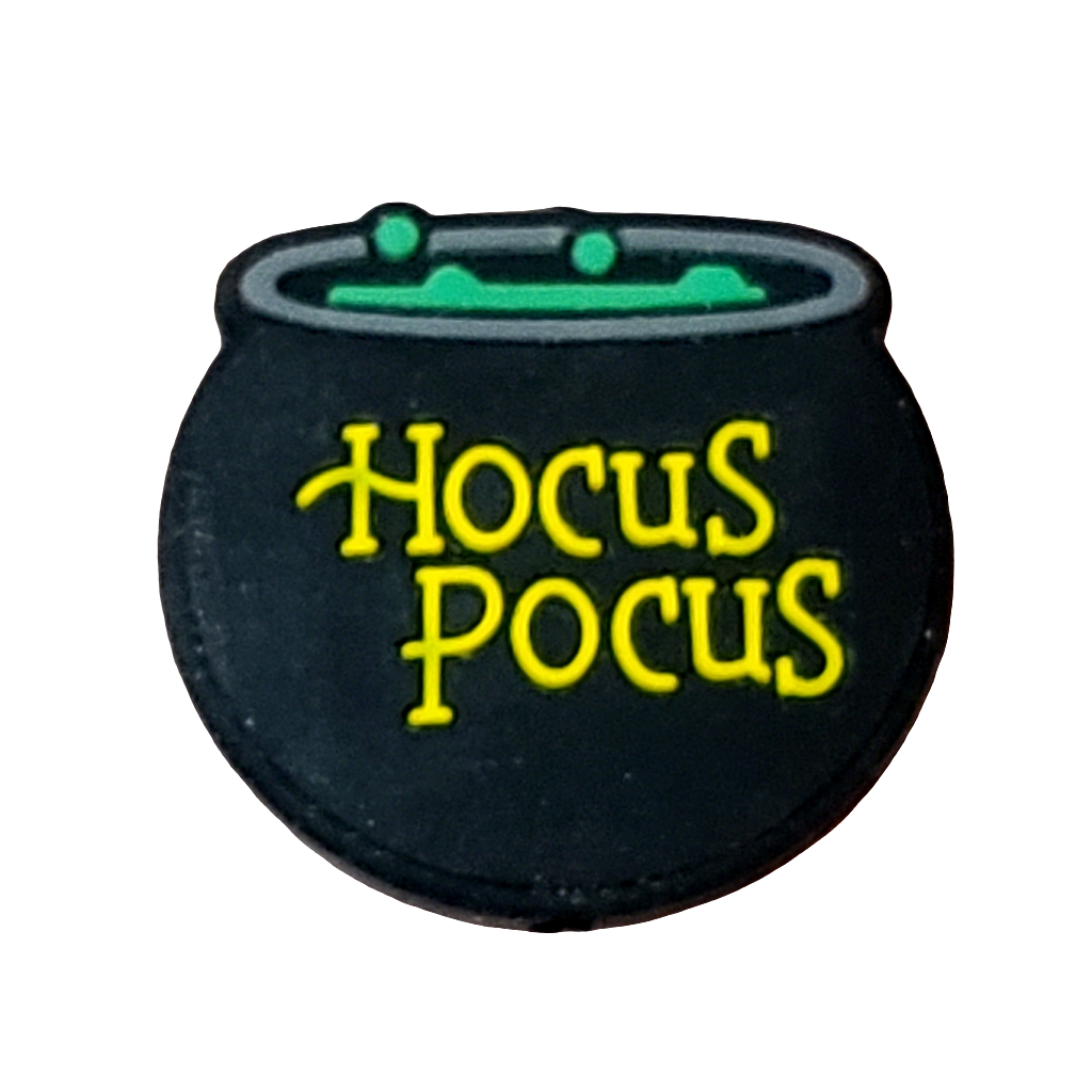 Hocus Pocus Halloween Cauldron Silicone Focal Bead