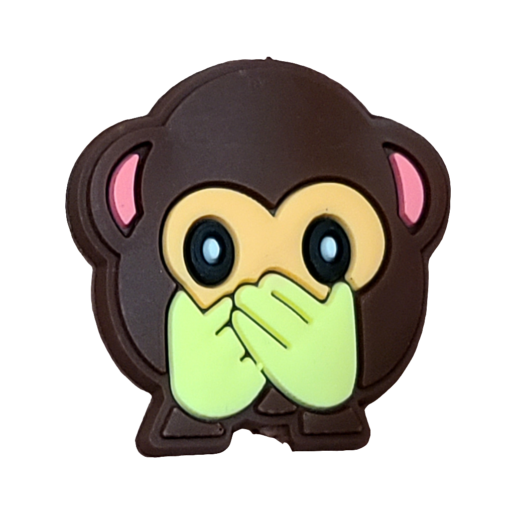 Silly Monkey Silicone Focal Bead