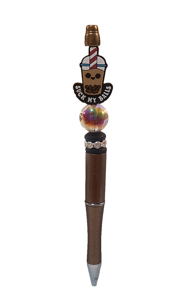 Suck My Balls Beaded Pen