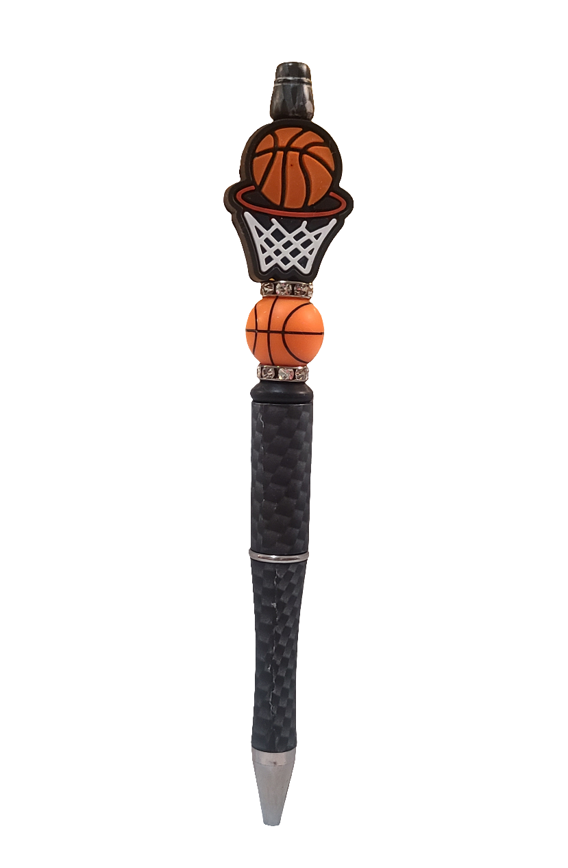 Basketball Beaded Pen