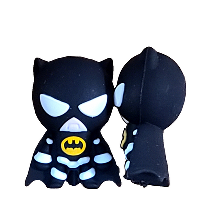 3D Batman Silicone Focal Bead