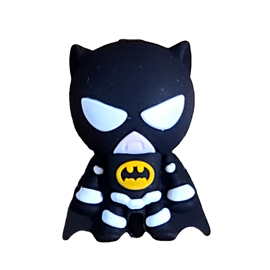 3D Batman Silicone Focal Bead