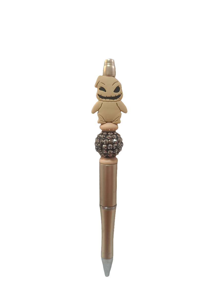 Tan Oogie Boogie Beaded Pen