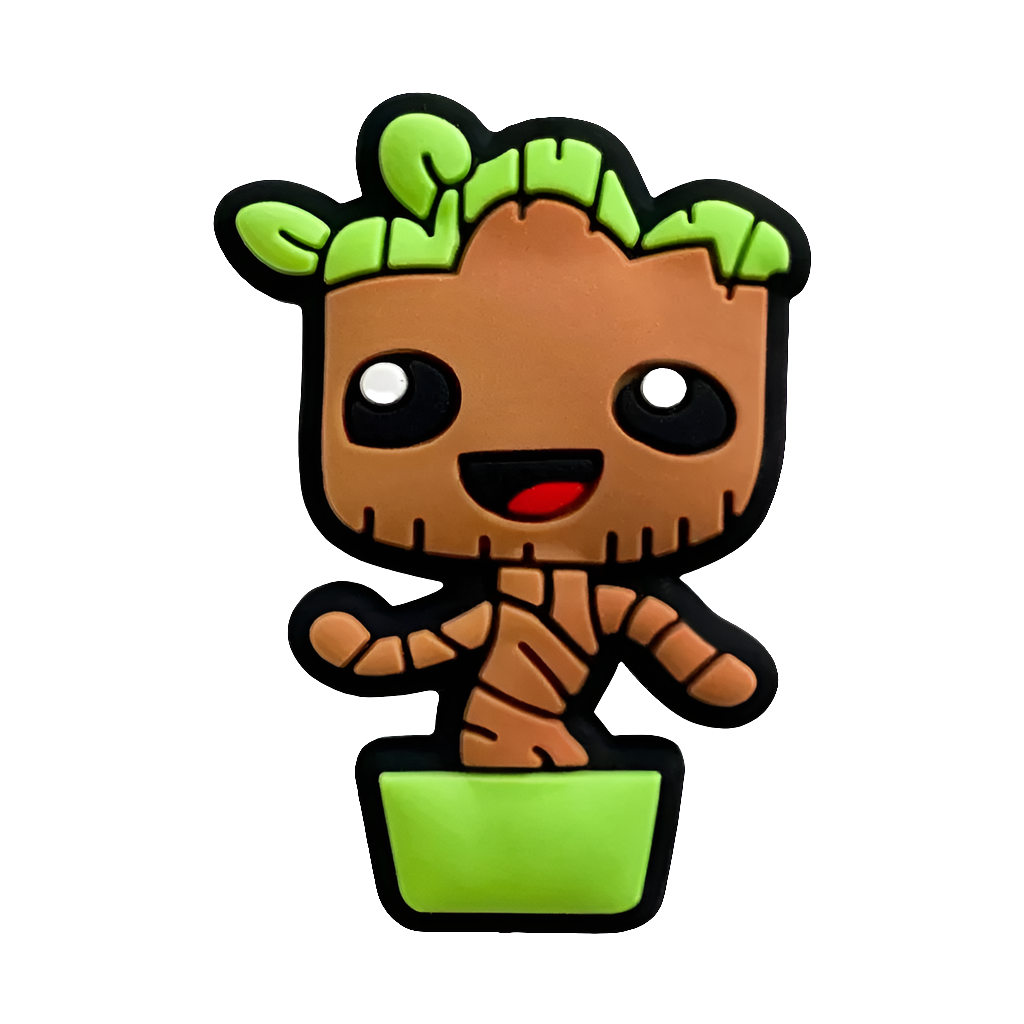 Groot Silicone Focal Bead