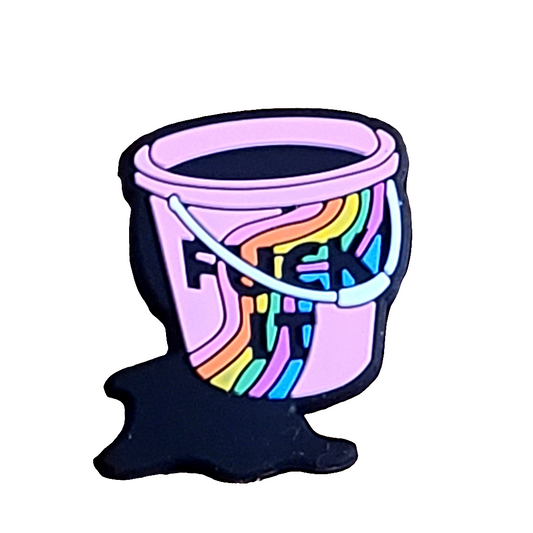 F*ck It Bucket Silicone Focal Bead