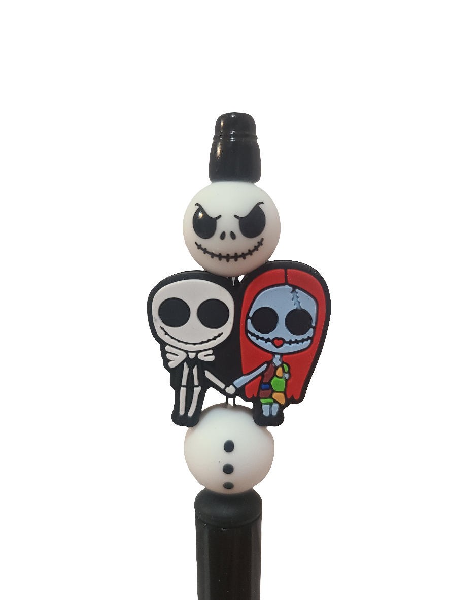 NBC Jack and Sally Beaded Pen