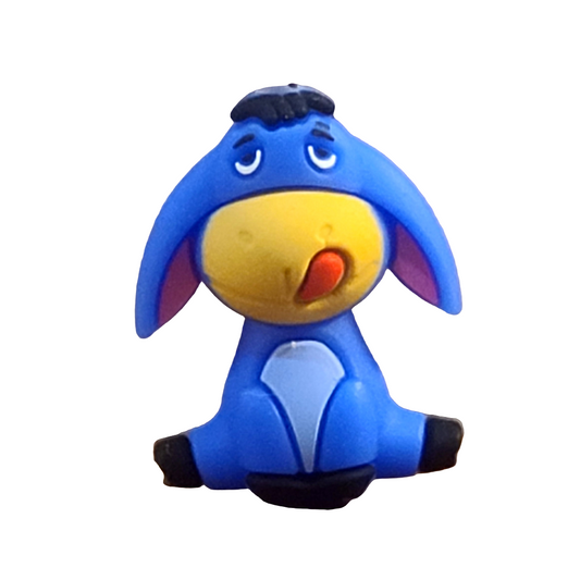 3D Eeyore Donkey Silicone Focal Bead