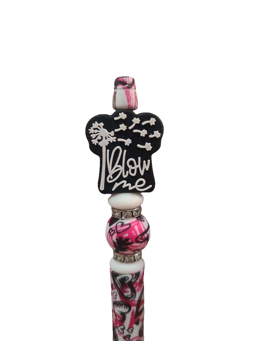 Blow Me Beaded Graffiti Pen