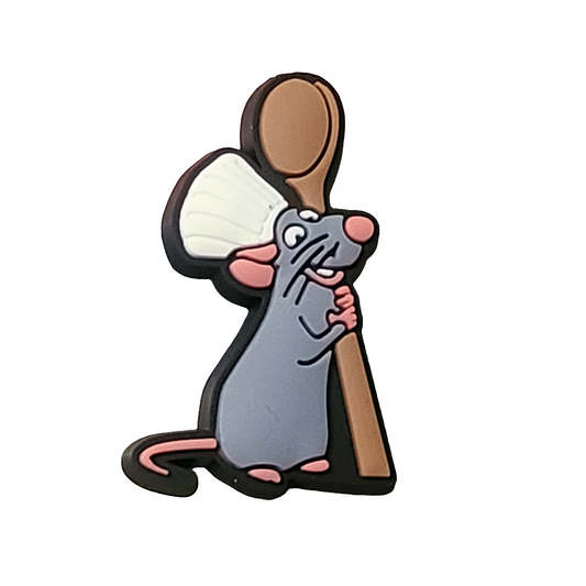 Chef Rat Remy Silicone Focal Bead