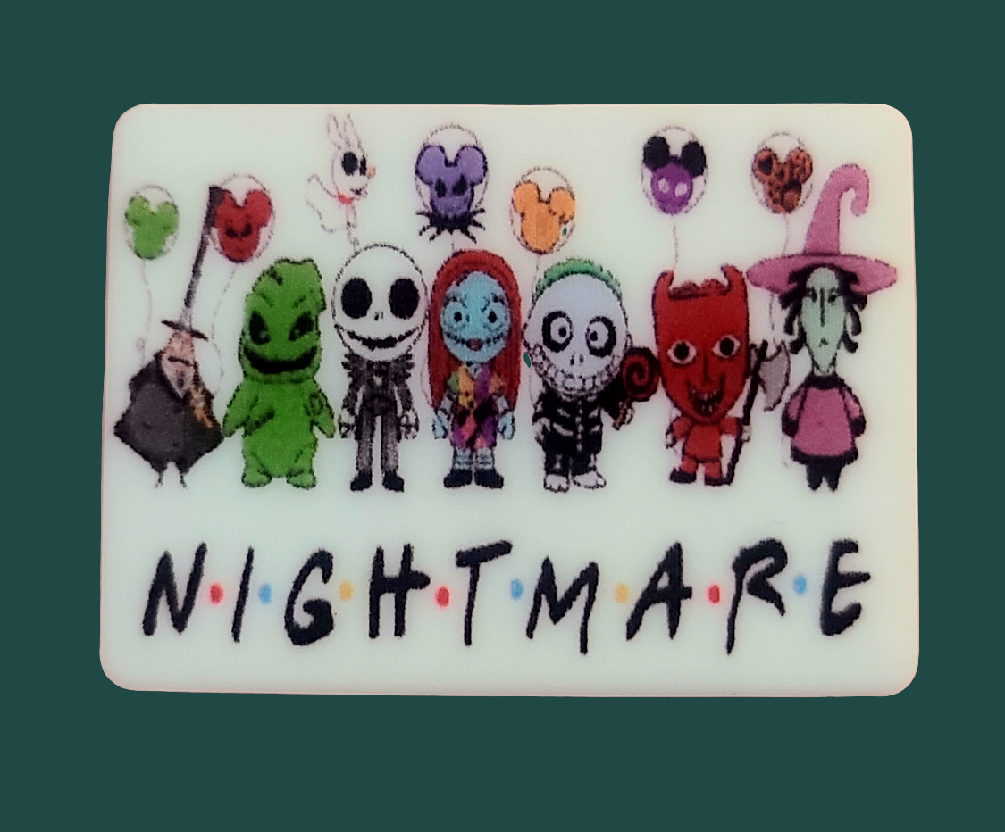 NBC Nightmare Silicone Focal Bead Friends Style