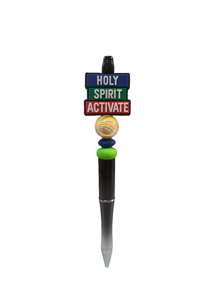 Holy Spirit Activate Beaded Pen