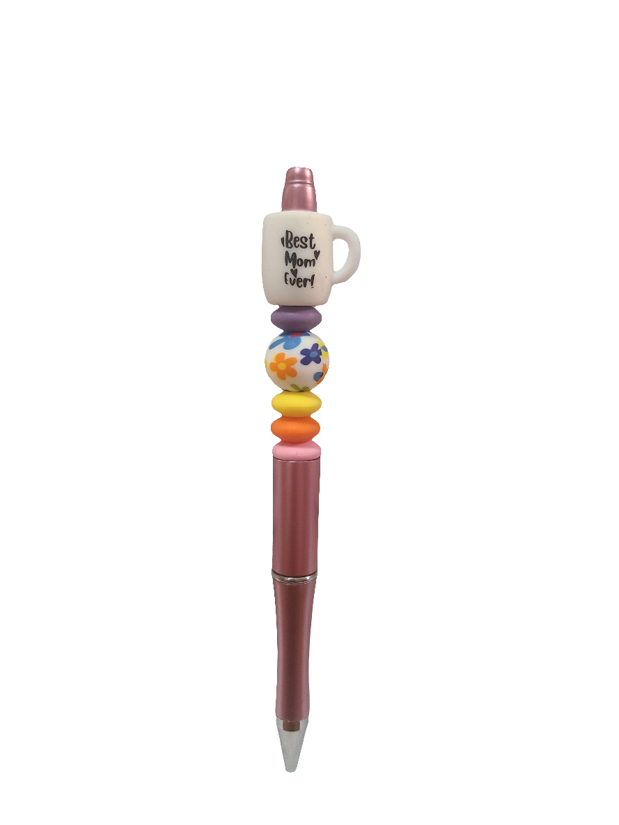 Best Mom Ever Beaded Pen