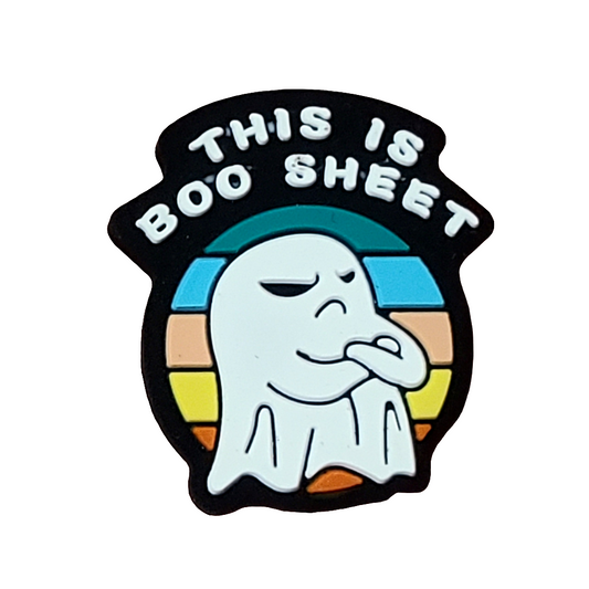 This Is Boo Sheet Silicone Focal Bead