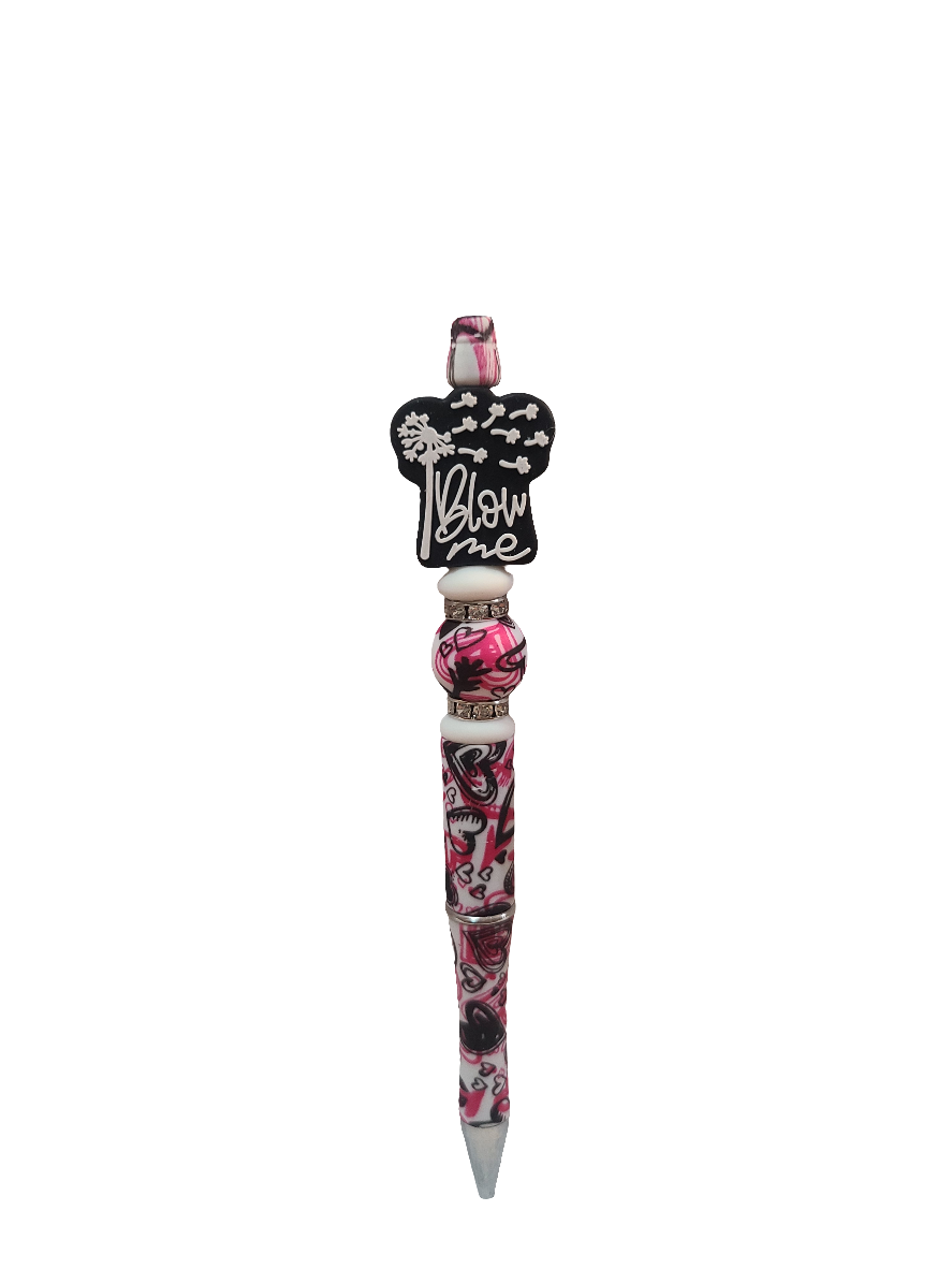 Blow Me Beaded Graffiti Pen