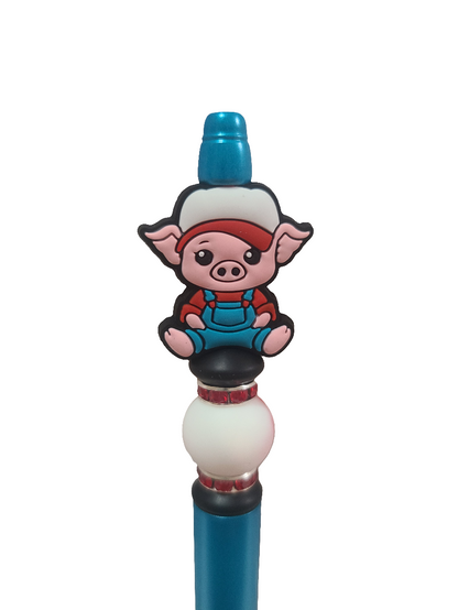 Bacon The Pig Beaded Pen