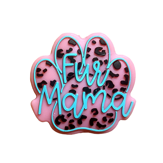 Fur Mama Silicone Focal Bead