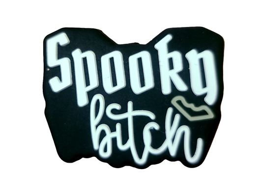 Spooky B*tch Silicone Focal Bead