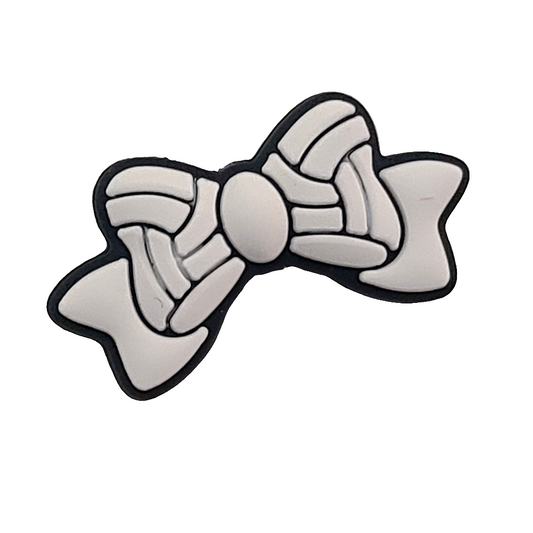 Volleyball Bow Silicone Focal Bead