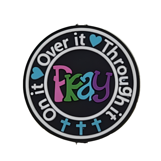 Pray Over It • Through It • On It Silicone Focal Bead