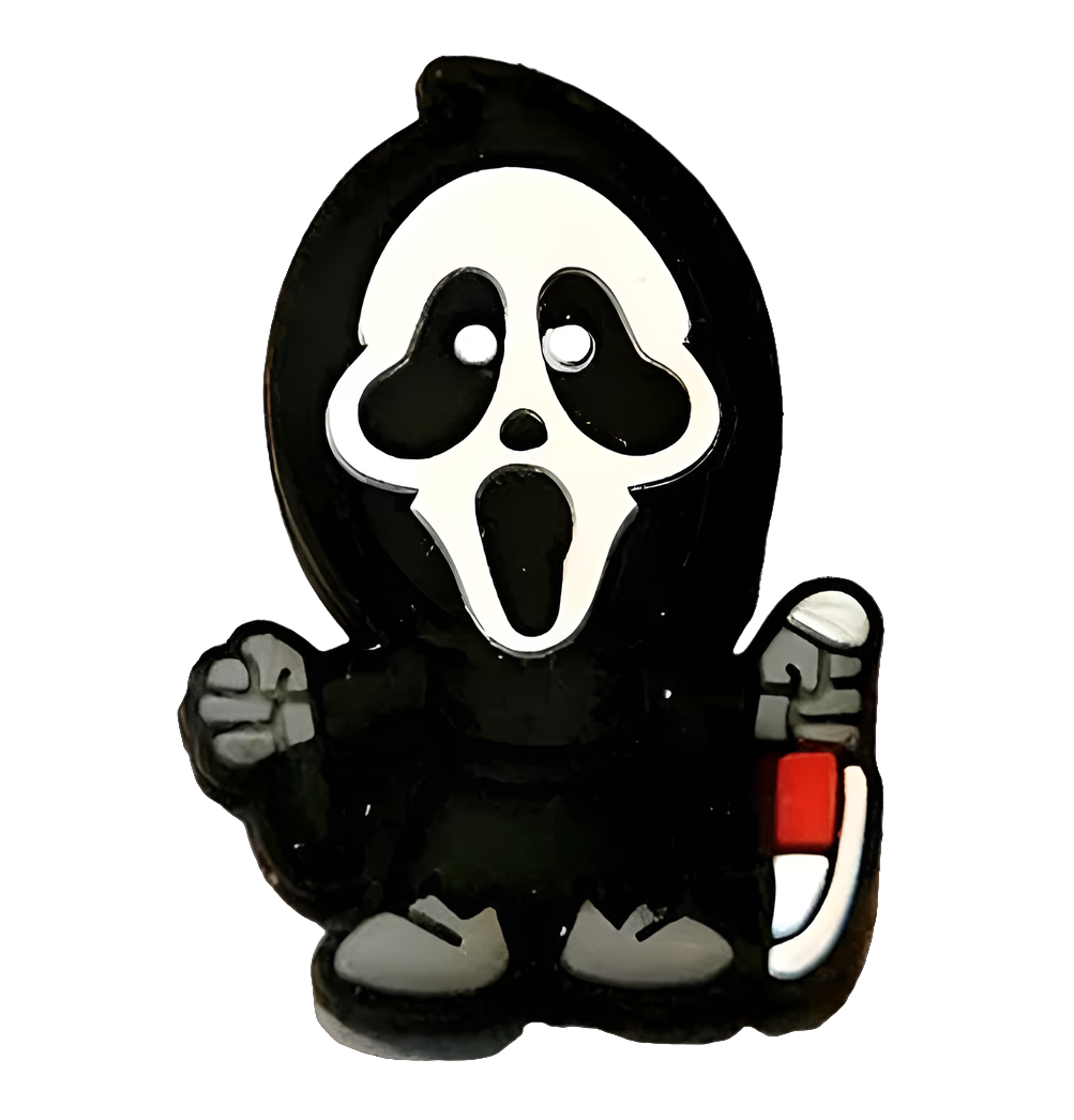 Ghostface Silicone Focal Bead