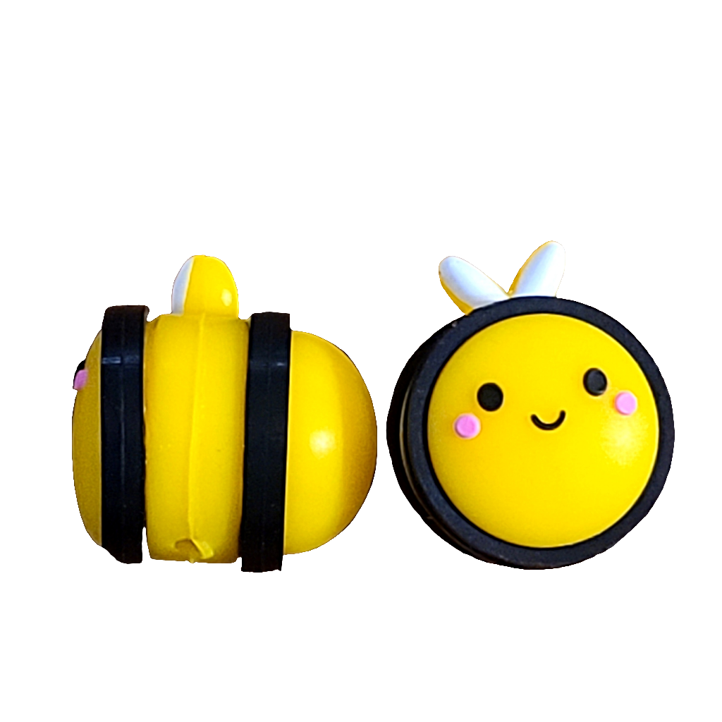 3D Bumble Bee Boujee Mama Silicone Focal Bead