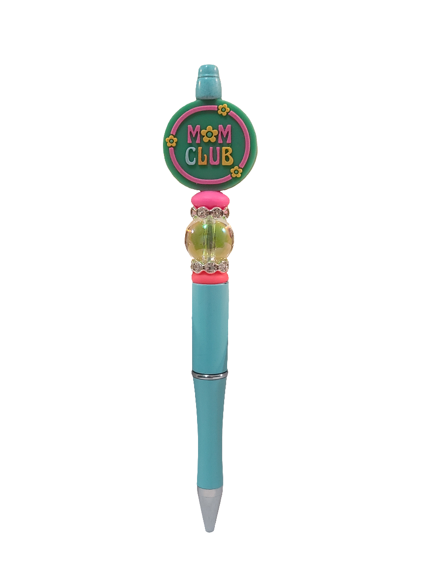 Mom Club Beaded Pen