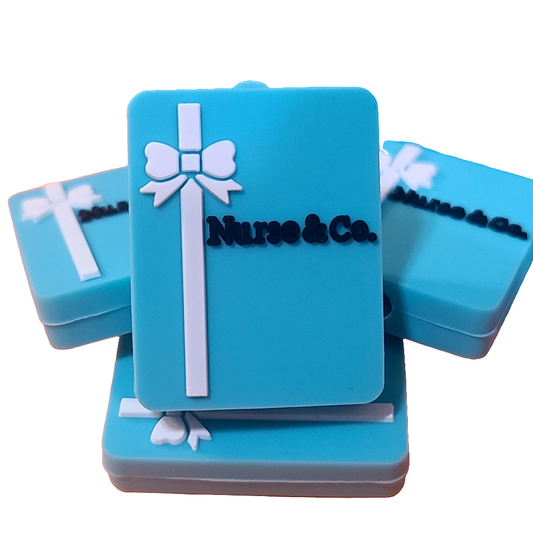 Nurse & Co. Tiffany Box Silicone Focal Bead