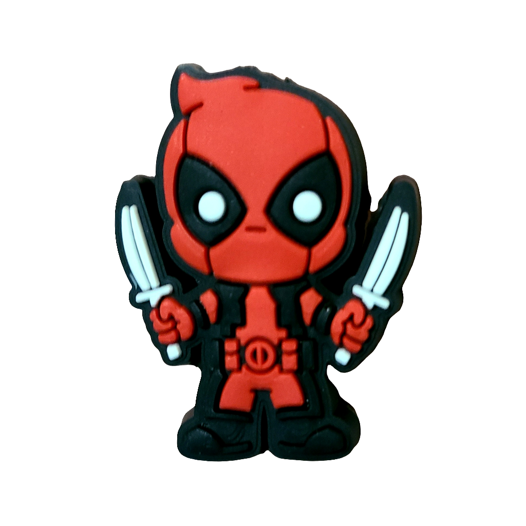 Deadpool Silicone Focal Bead