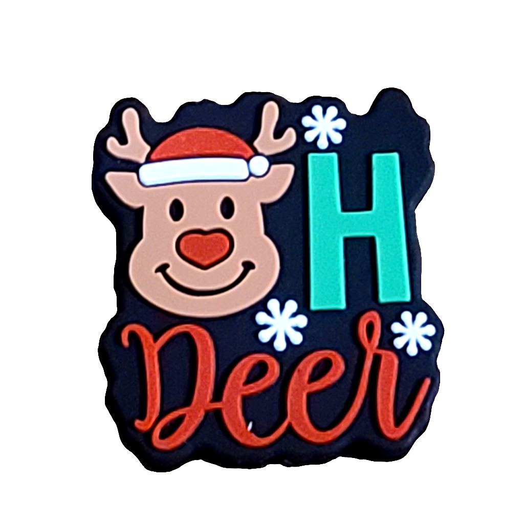 Oh Deer Silicone Focal Bead