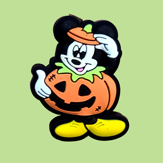 Pumpkin Mickey Focal Bead