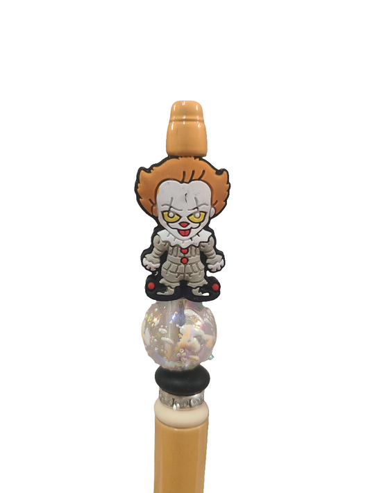 Pennywise Clown Beaded Orange Ombre Pen