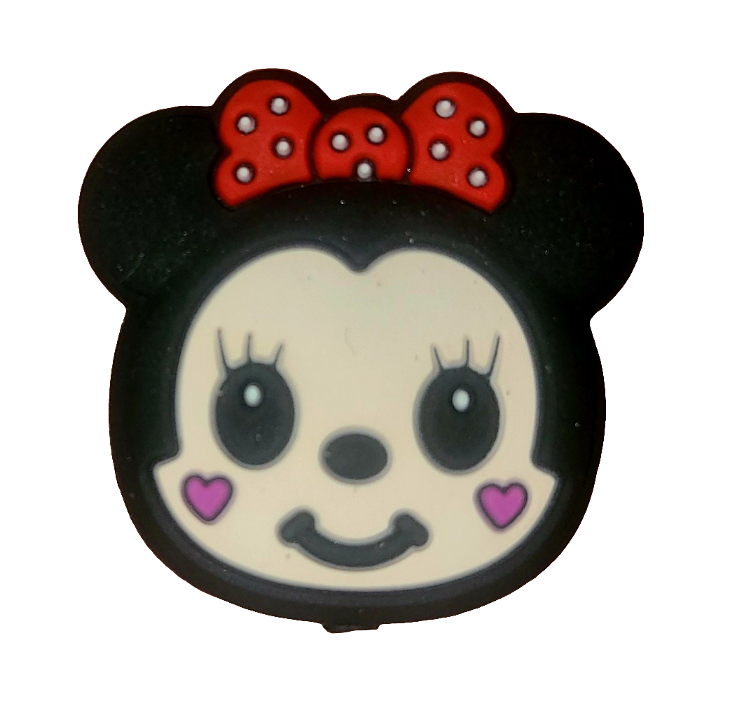 Minnie Head Silicone Focal Bead