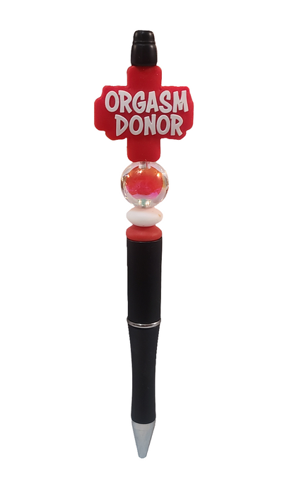 Orgasm Donor Beaded Pen