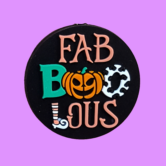 Fab BOO Lou's Halloween Silicone Focal Bead