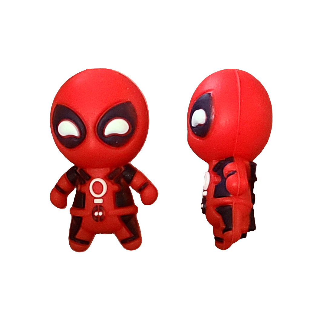 3D Deadpool Silicone Focal Bead