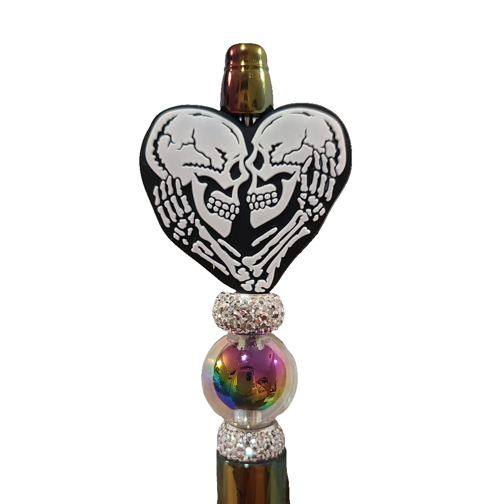 Skulls Heart Premade Pen