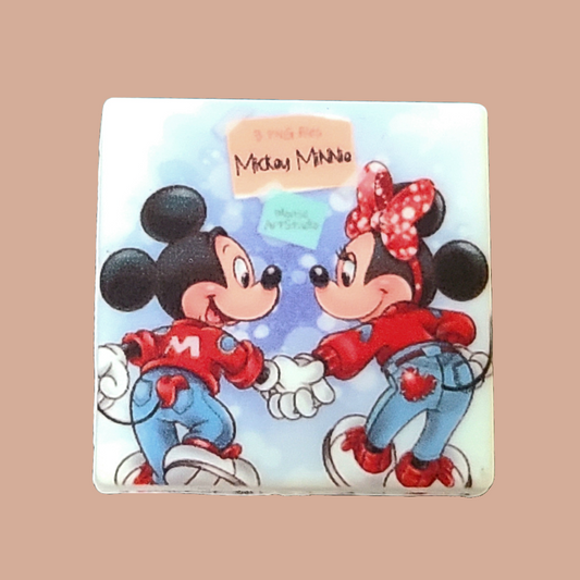 Mickey & Minnie Focal Bead