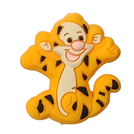 Tigger Tiger Silicone Focal Bead