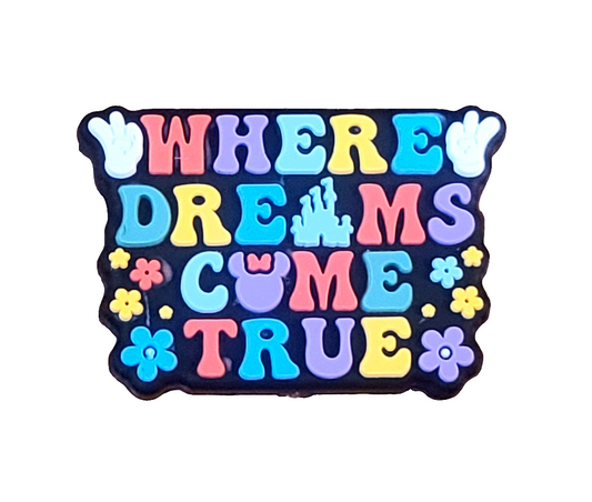 Where Dreams Come True Silicone Focal Bead