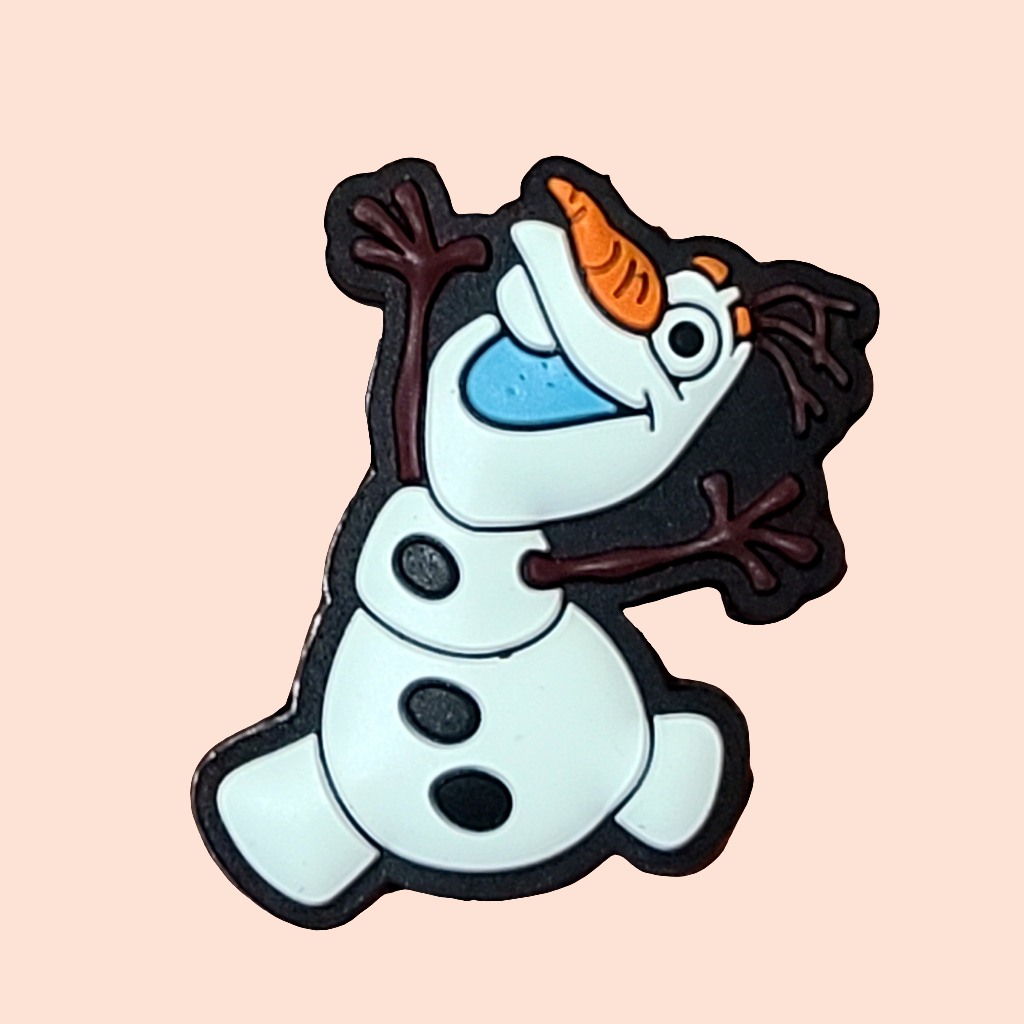 Olaf Christmas Snowman Silicone Focal Bead