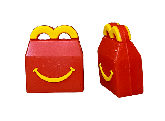 3D Happy Meal Silicone Focal Bead